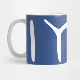 White Kayi Tribe Flag Symbol from Dirilis/Resurrection Ertugrul Mug